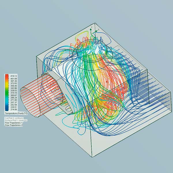 RIMOR Camit Impianti | Tecnologie di sabbiatura | Simulator filter uniformity