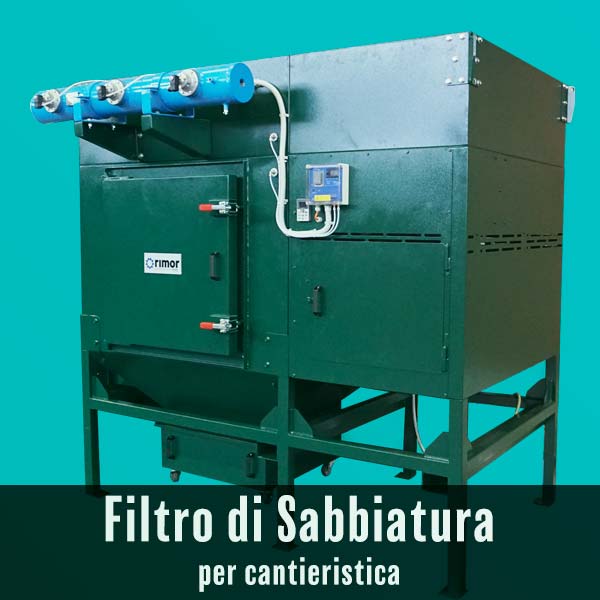 RIMOR Camit Impianti | Tecnologie di sabbiatura | Filtro sabbiatura per cantieristica
